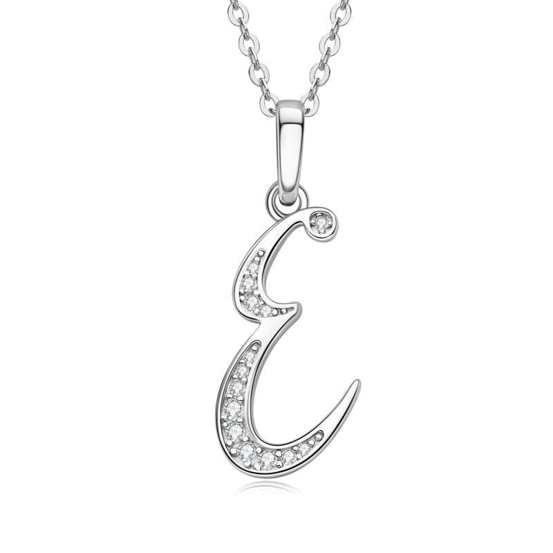 Moissanite Name Necklace A-Z