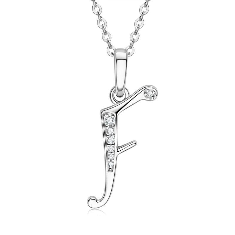 Moissanite Name Necklace A-Z