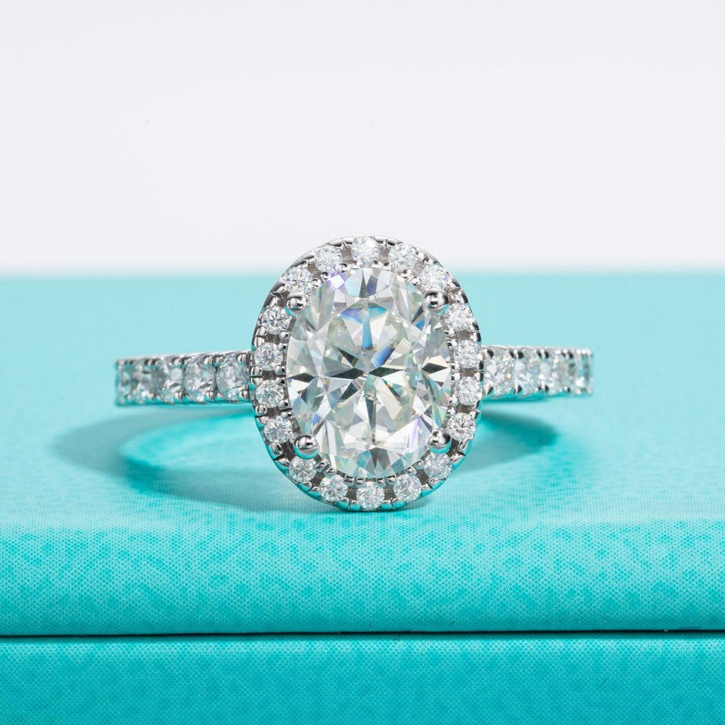 Oval Cut Bridal Ring Set