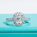 Oval Cut Bridal Ring Set