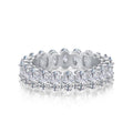 Oval Eternity Band Ring