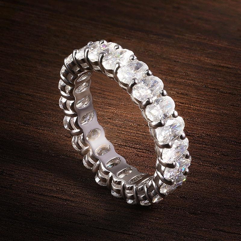 Oval Eternity Band Ring