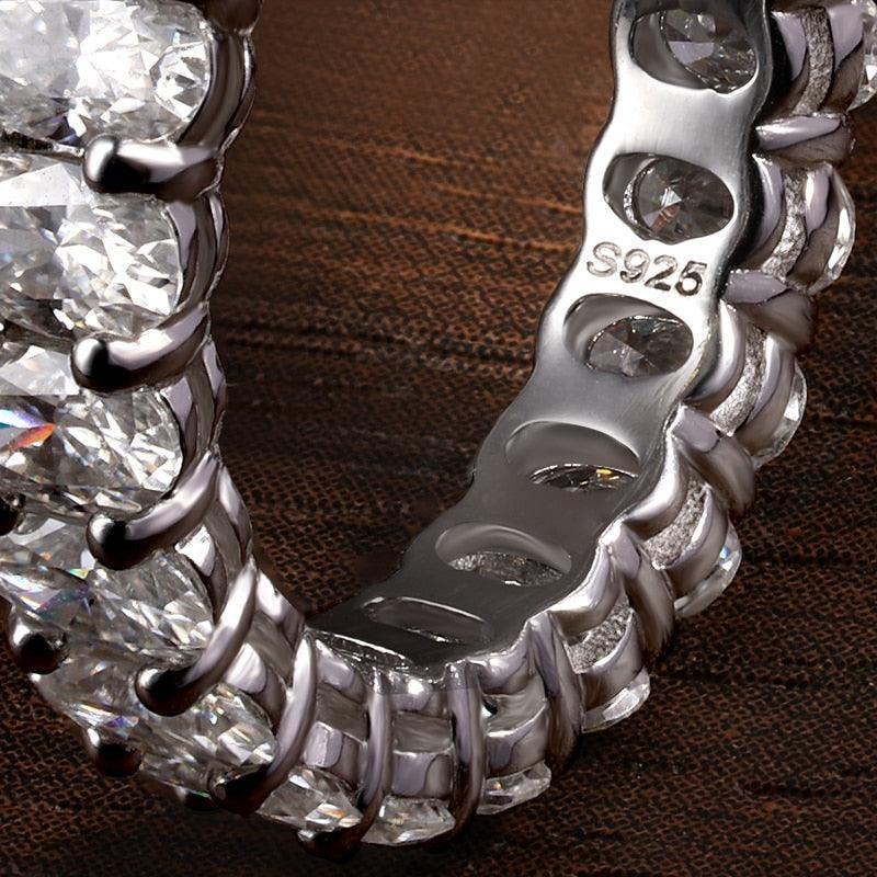 Oval Eternity Band Ring