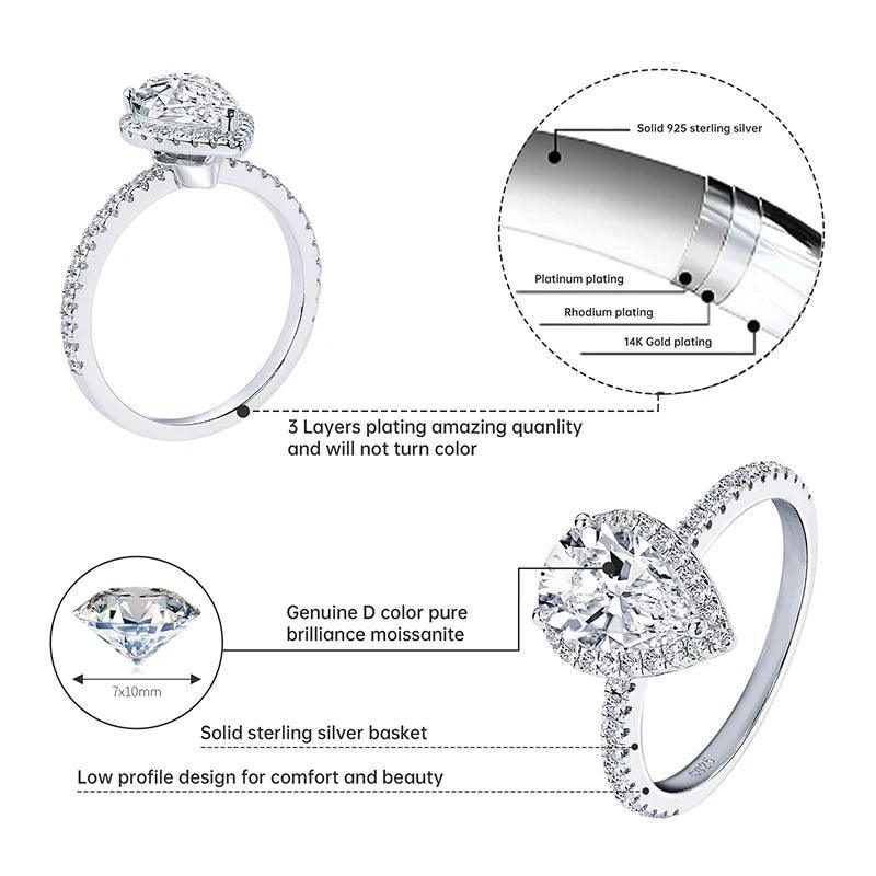 Pear Cut Engagement Ring
