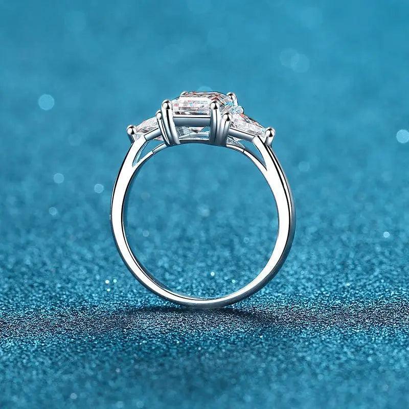 Radiant Moissanite Ring