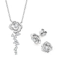 Rose Flower Jewelry Set