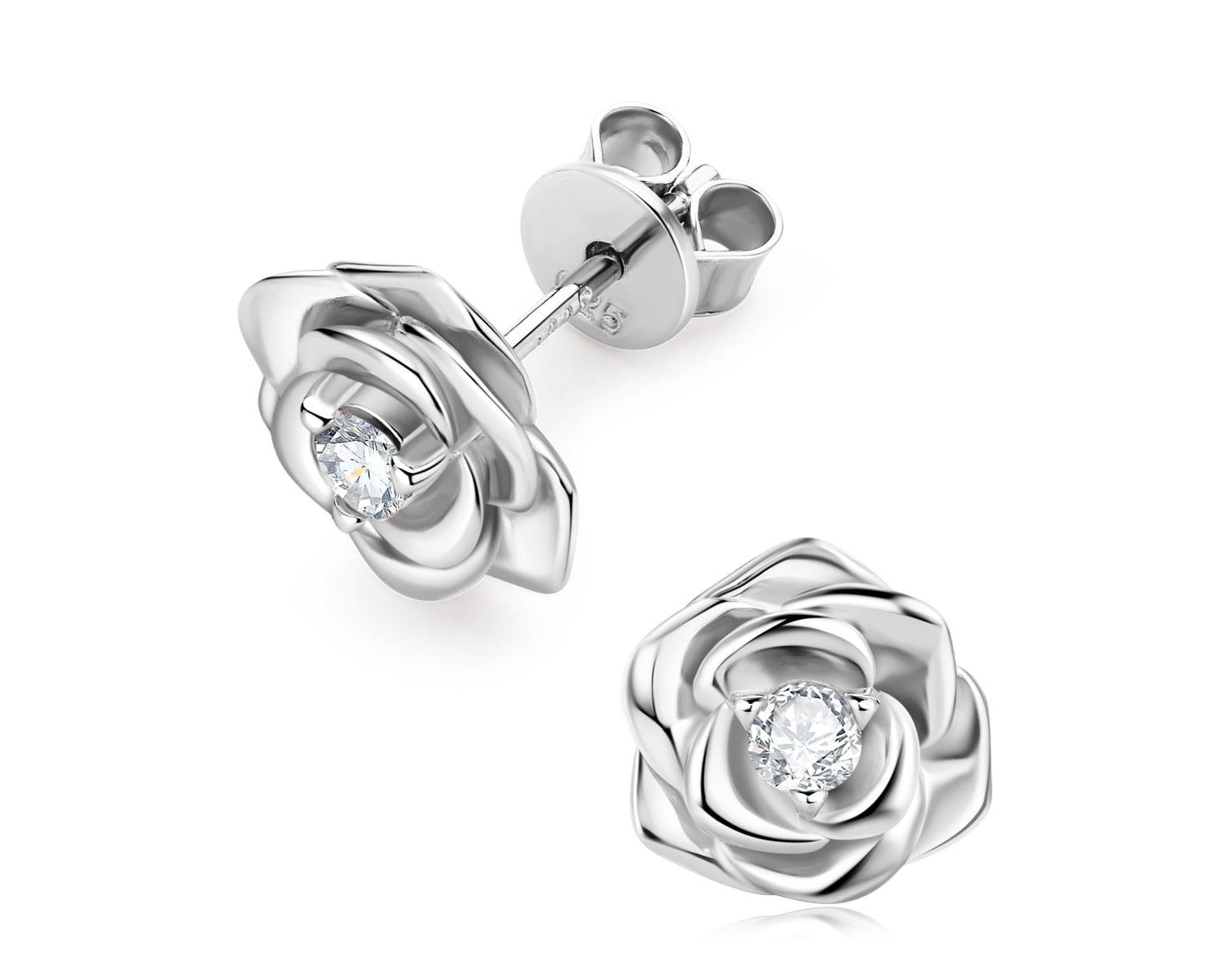 Rose Flower Jewelry Set