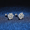 Round Stud Earrings