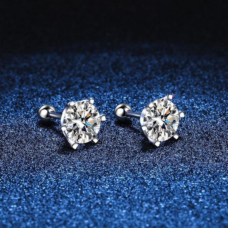 Round Stud Earrings