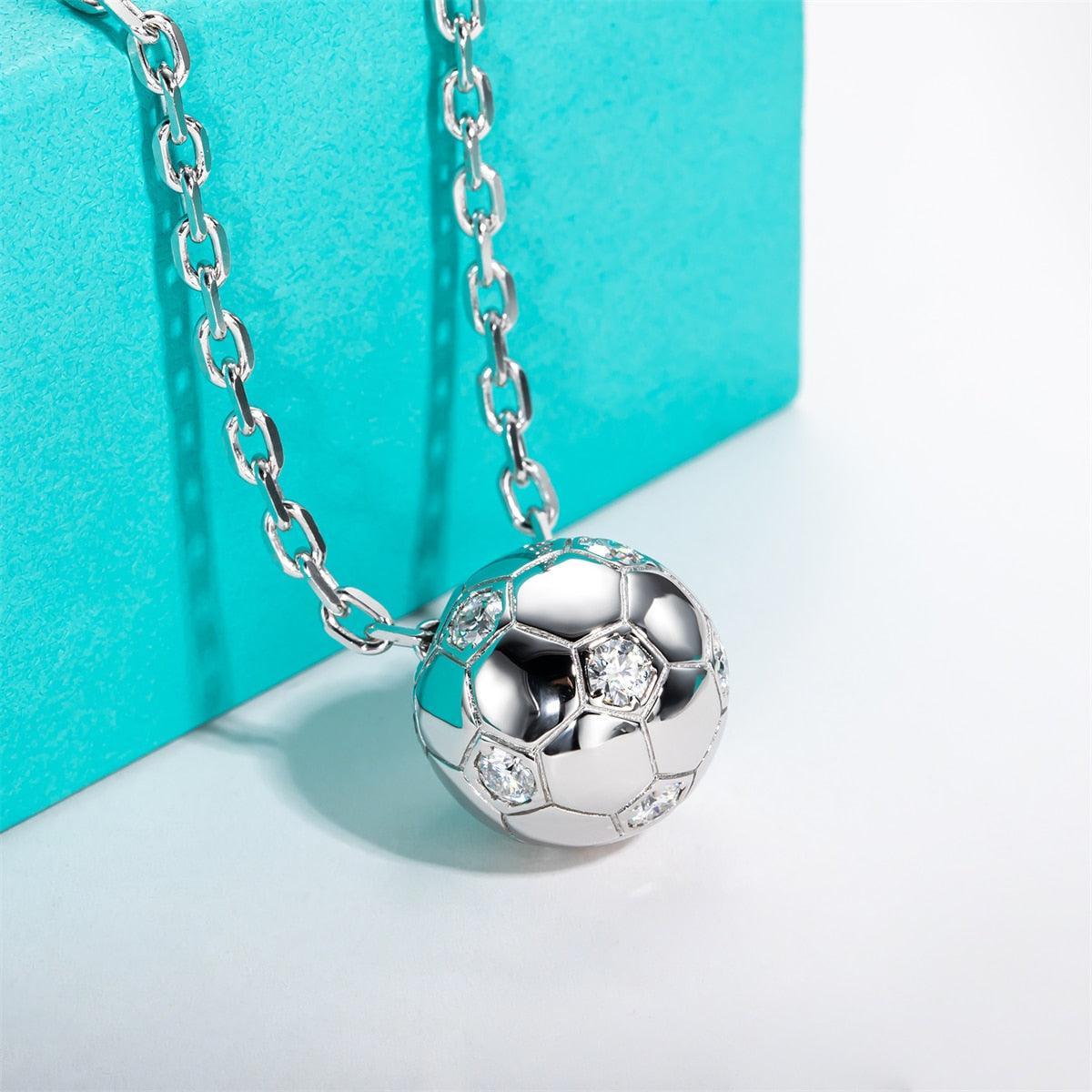 Soccer Pendant Necklace