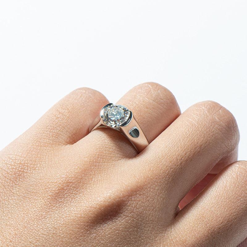 Solitiare Bezel Engagement Ring