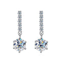 Sparkling Moissanite Stud Earrings