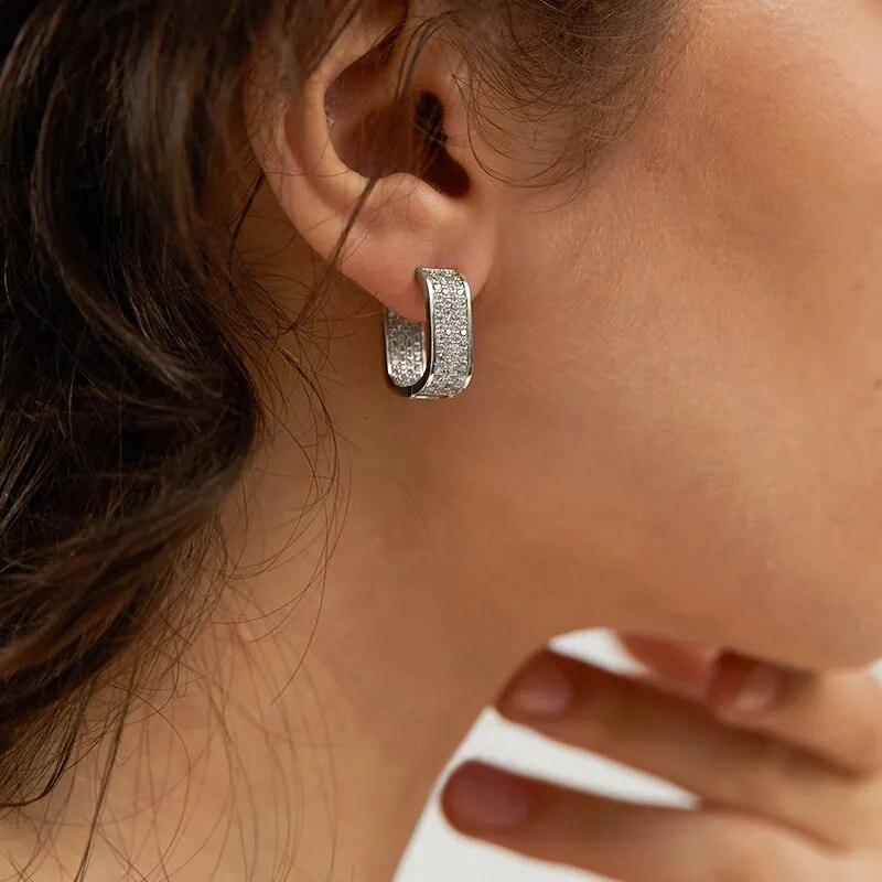 Square Hoop Earrings