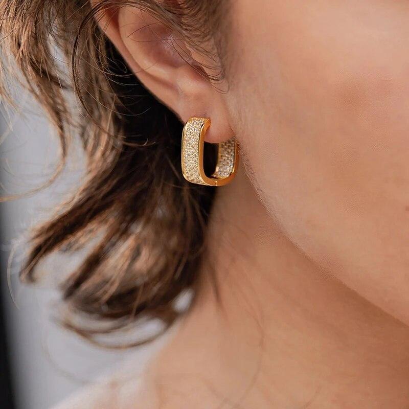 Square Hoop Earrings