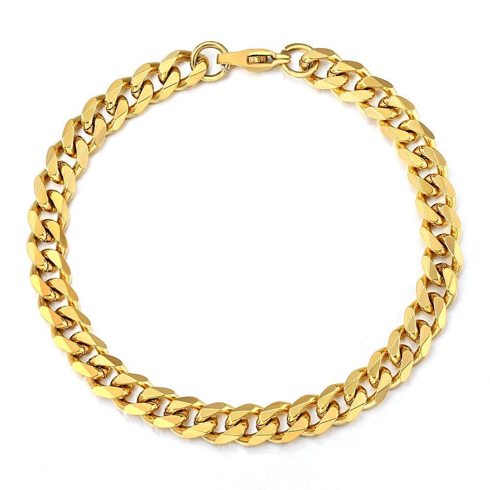 Trendy Men Cuban Link Bracelet