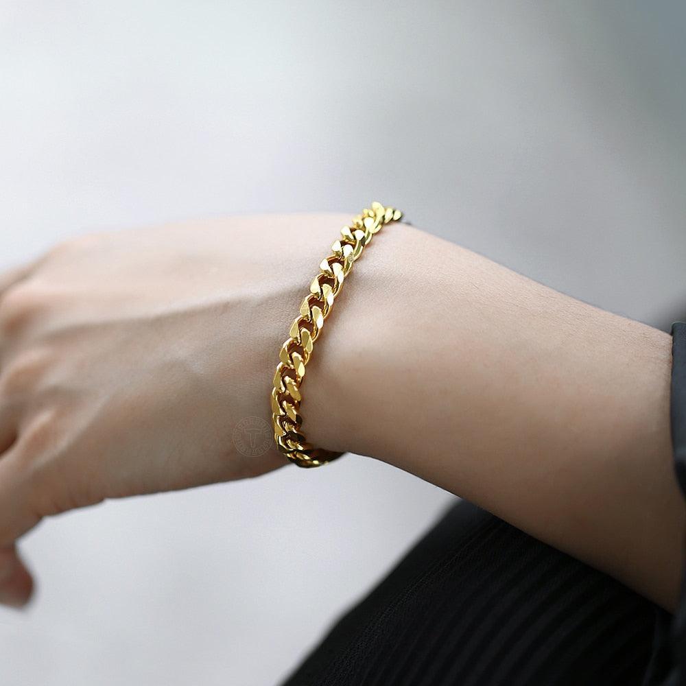 Trendy Men Cuban Link Bracelet
