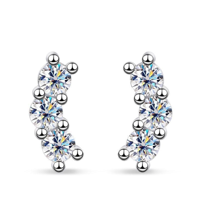 Triple Stone Trendy Earrings