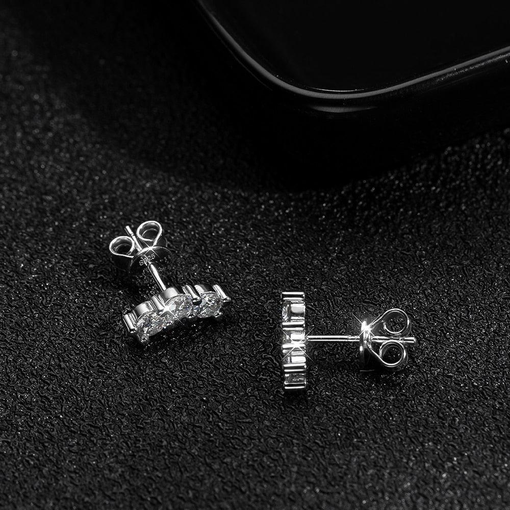 Triple Stone Trendy Earrings