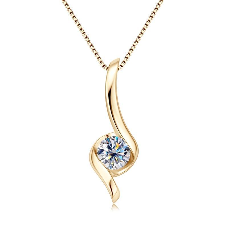 Twist Pendant Necklace